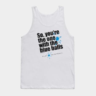 Blue Balls - paintball lover Tank Top